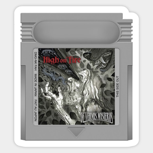 De vermis mysteri Game Cartridge Sticker by PopCarts